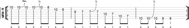 Pentatonic Scale II Exercise 11 Bending
