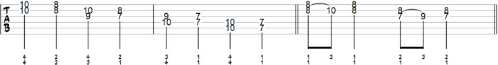 Pentatonic Scale II Exercise 12 Double stops