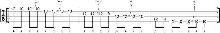 Pentatonic Scale III Exercise 19 Bending