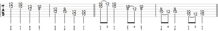 Pentatonic Scale III Exercise 20 Double stops