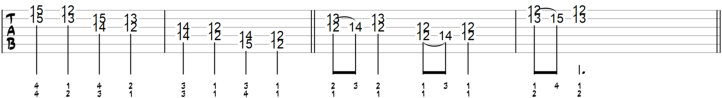 Pentatonic Scale IV Exercise 30 Double stops