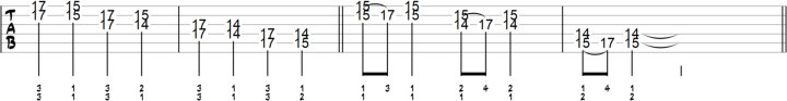 Pentatonic Scale IV Exercise 36 Double stops