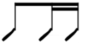 Eighth and sixteenth notes grouped
